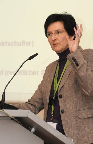 Workshop 2 - Frau Reiter (vTI) beim Vortrag