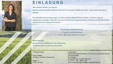 Einladung Tag der Landentwicklung 2025