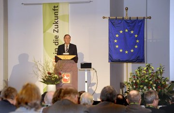 ELER-Messe - Minister Lindemann bei der Begrüßungsrede