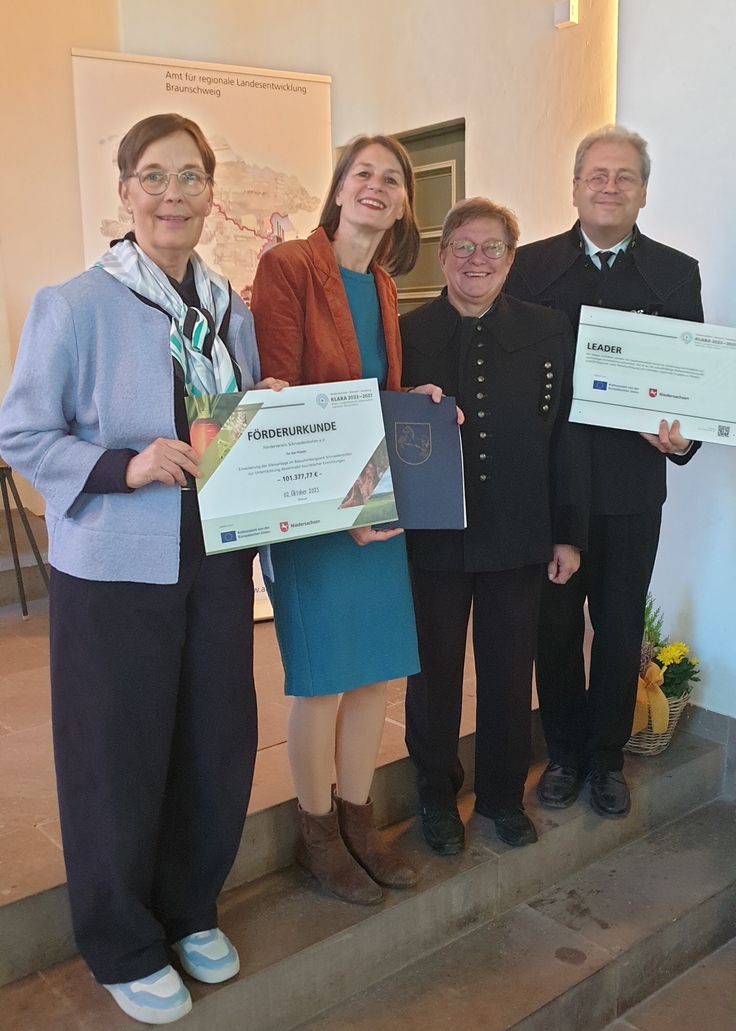 Förderverein Schroederstollen, Miriam Staudte, Dr. Ulrike Witt, Dützer