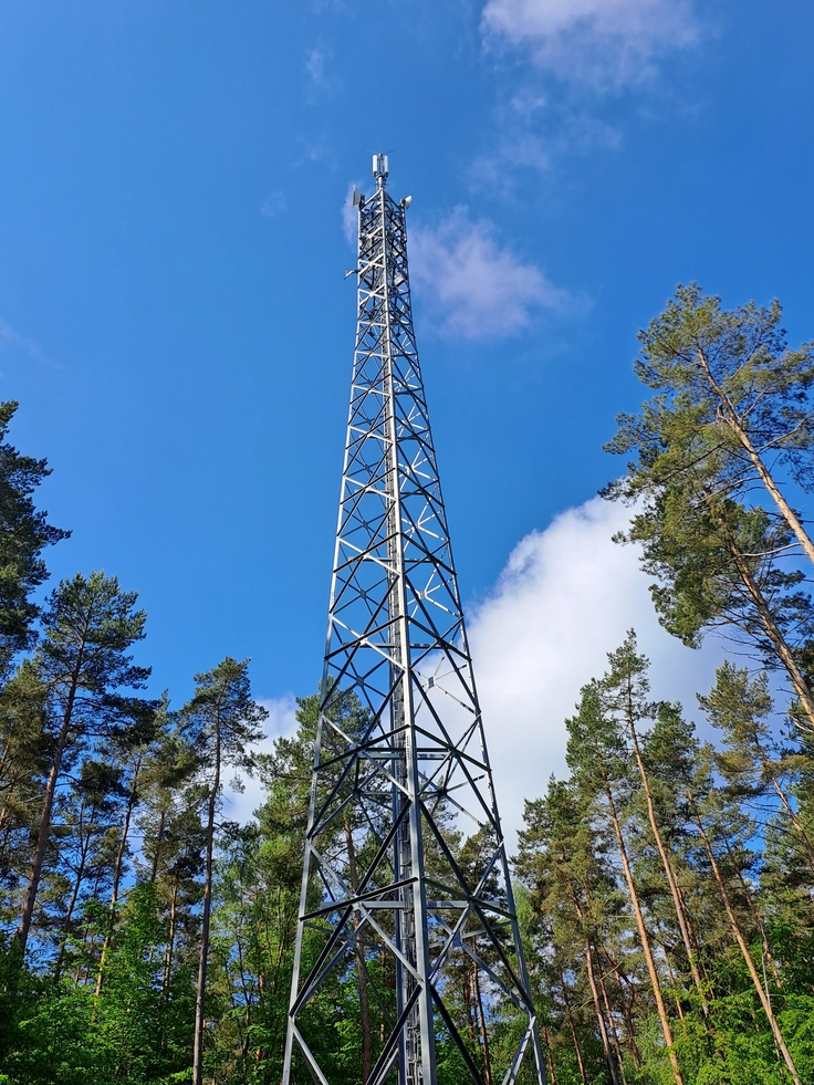 Der Waldbrandüberwachungsturm in Alt Garge (Landkreis Lüneburg)