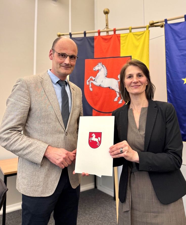 Ministerin Miriam Staudte bestellt Dr. Hans-Martin Hauskeller zum neuen Vizepräsidenten der NLF.