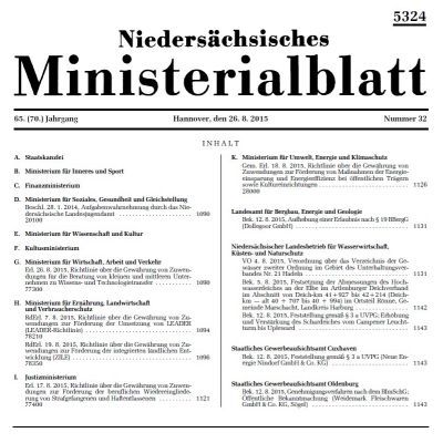 Ministerialblatt