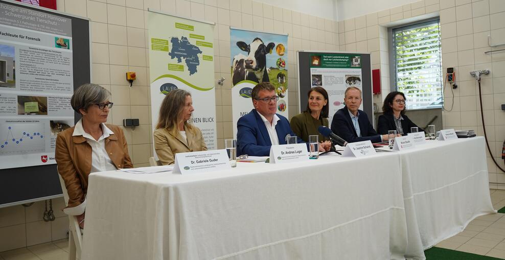 Ein Foto zeigt die Pressekonferenz zur Vorstellung des Verbraucherschutzberichtes 2025