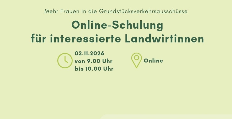 Online Schulung 02.11